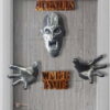 Zombie-Türschild. Türschild.