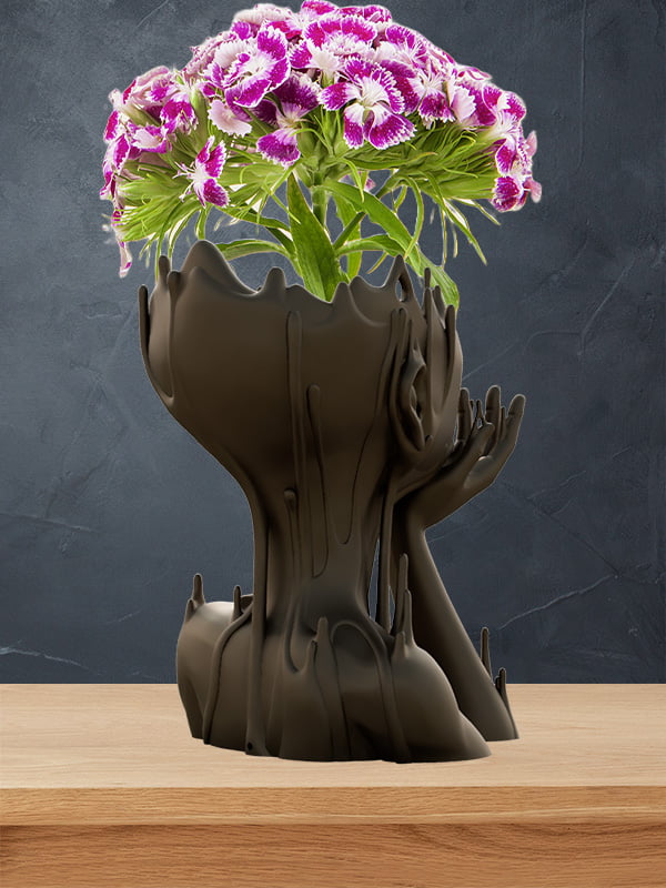 señora_4 Jarrón único - decoración del hogar | Melted Girl