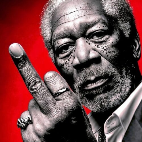 Poster-Morgan Freeman Poster-Morgan Freeman