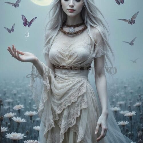 Poster-Nackte Hexe-Halloween 16
