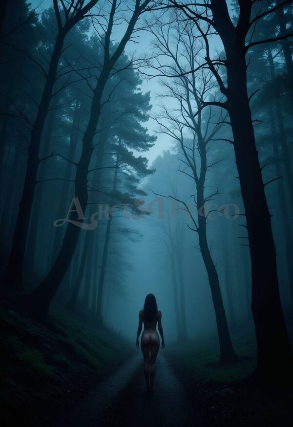 Halloween-1_22 Poster-Nackte Hexe-Halloween 22