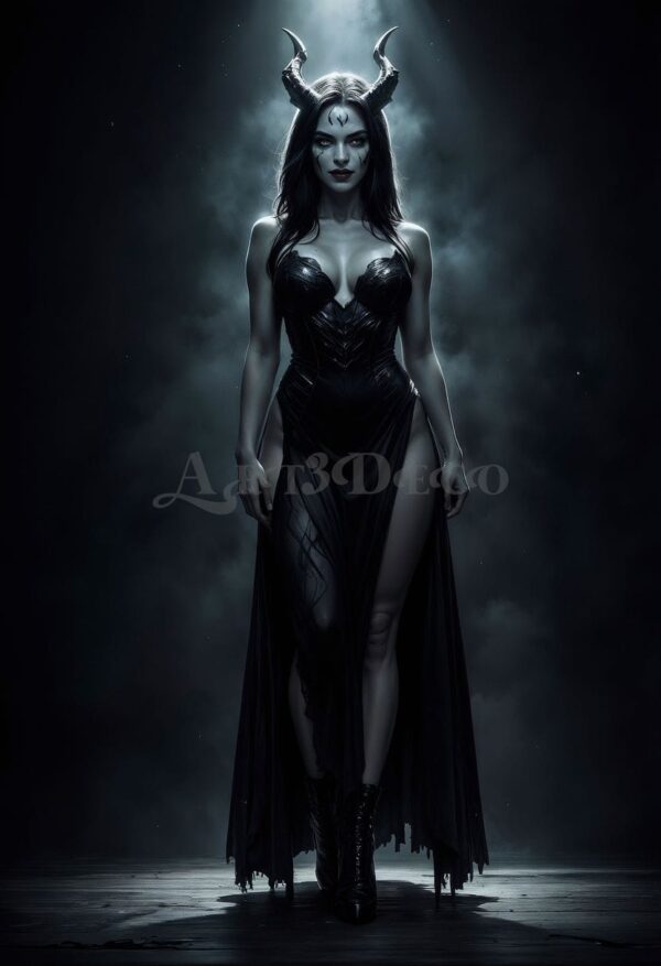 Halloween-1_36 Poster-Nackte Hexe-Halloween 36