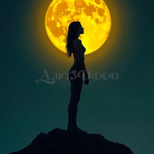 Poster-Nackte Hexe-Halloween 40
